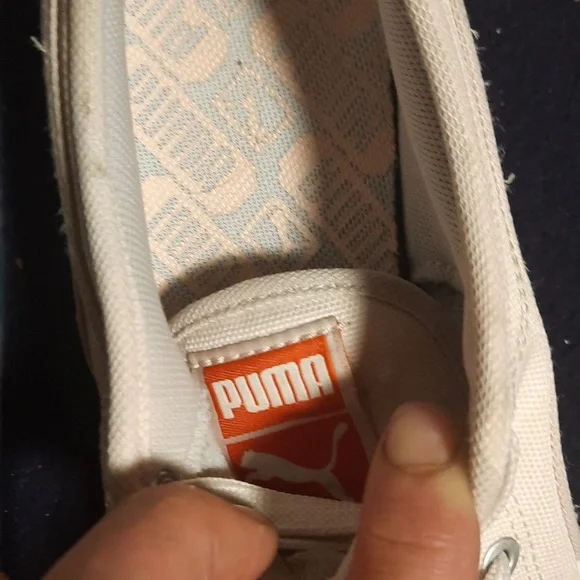 Puma Kids Cream Sneakers - Picture 2 of 4